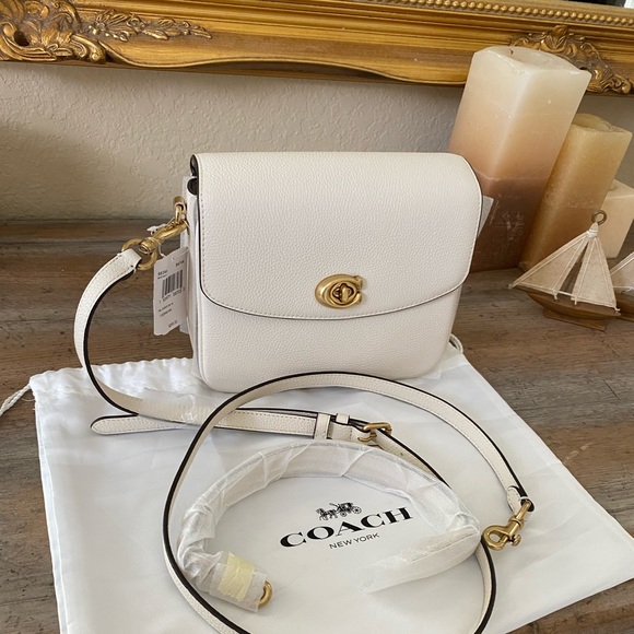 *SOLD** Coach Cassie 19 in Chalk BRAND NEW with tags - Picture 1 of 10